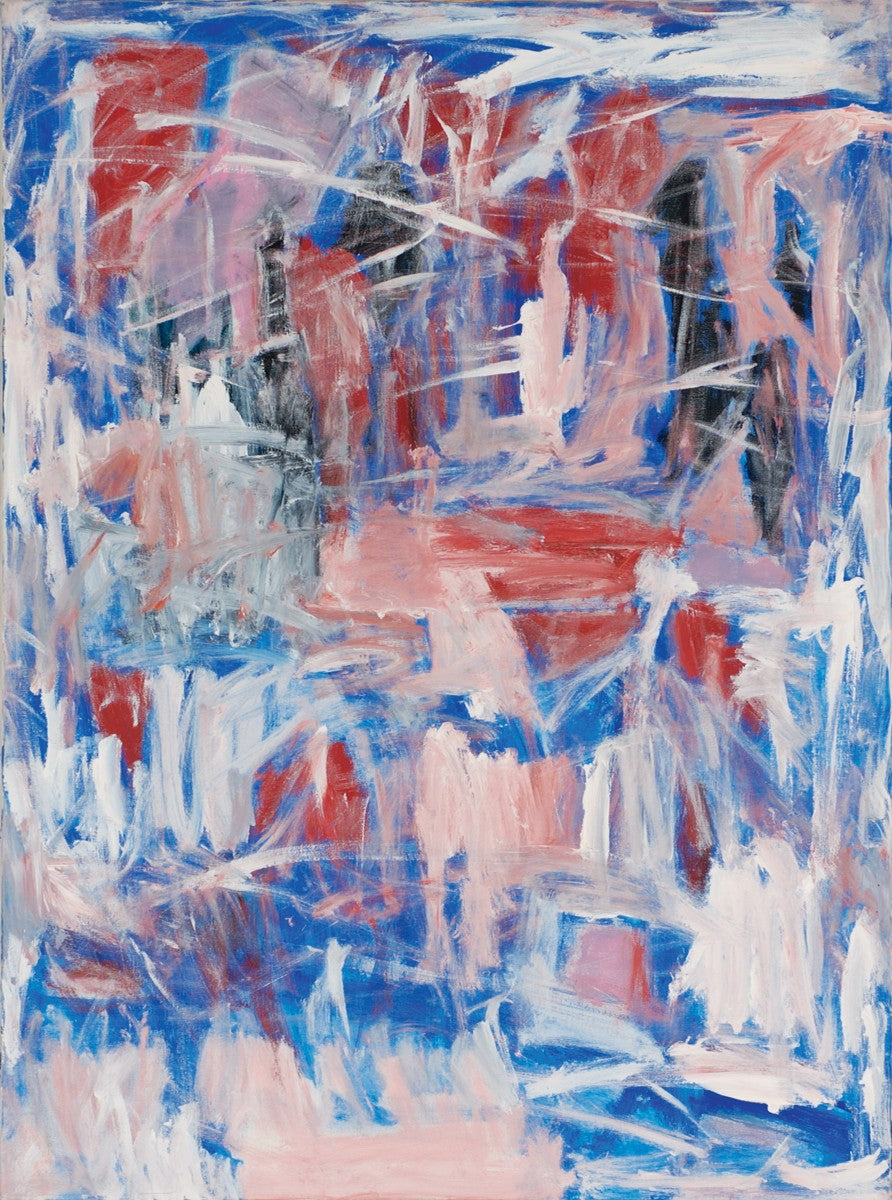 Untitled Abstract in Pink/Blue