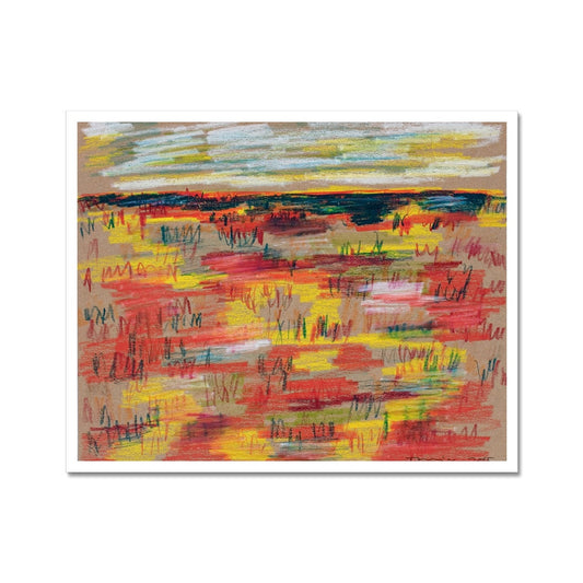 Fine Art Print - Untitled Landscape in Red