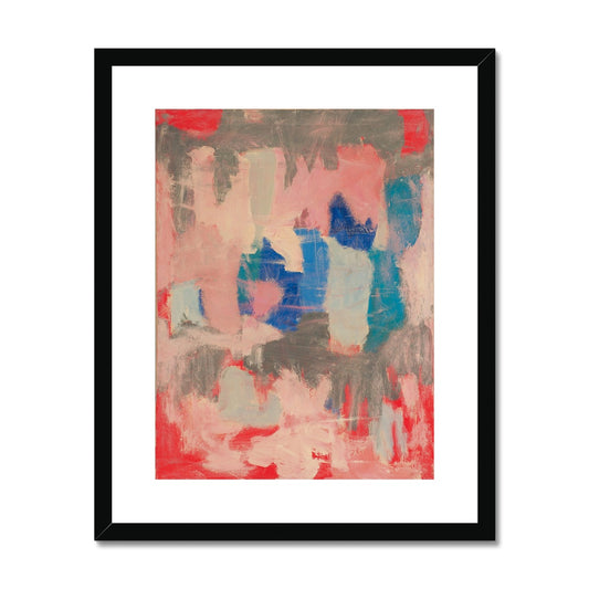 Framed & Mounted Print - Dune Pink