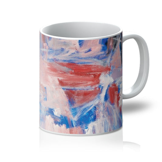 Mug - Untitled Abstract Pink/Blue