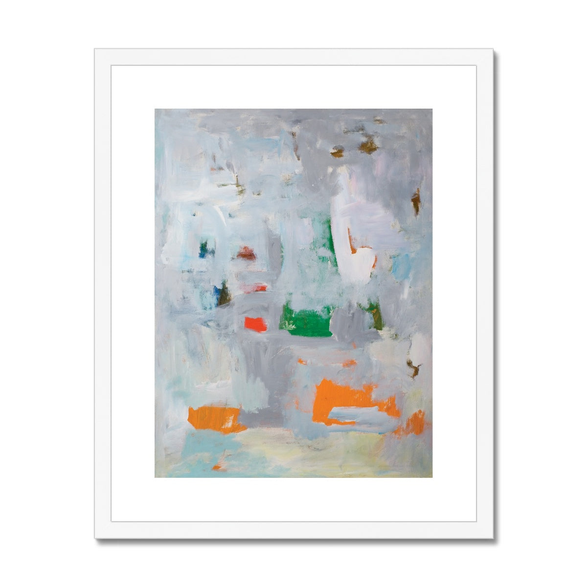 Framed & Mounted Print - Grey Fog