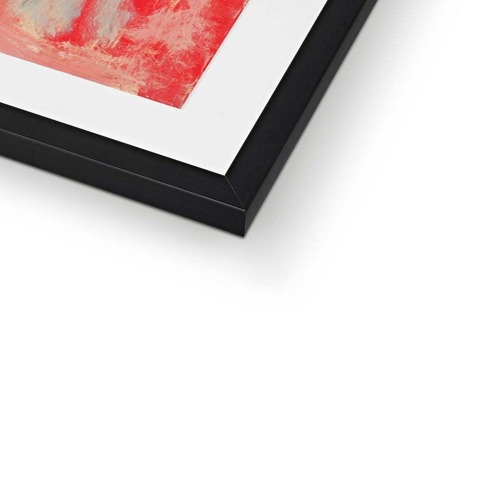 Framed & Mounted Print - Dune Pink