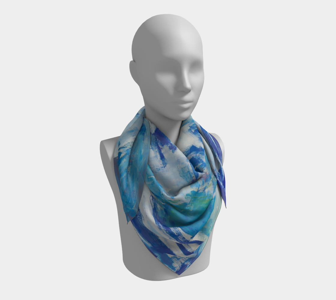 Scarf - Untitled Blue