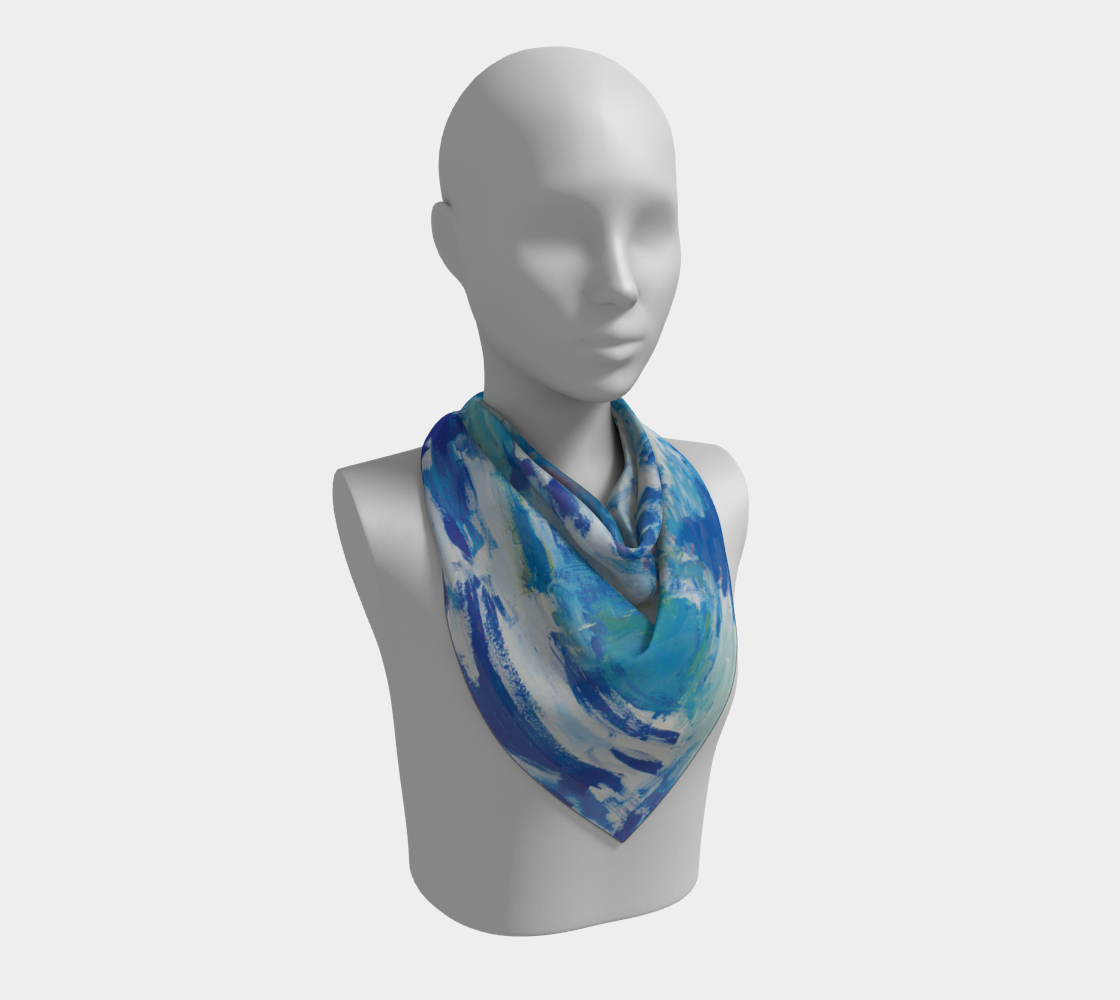 Scarf - Untitled Blue