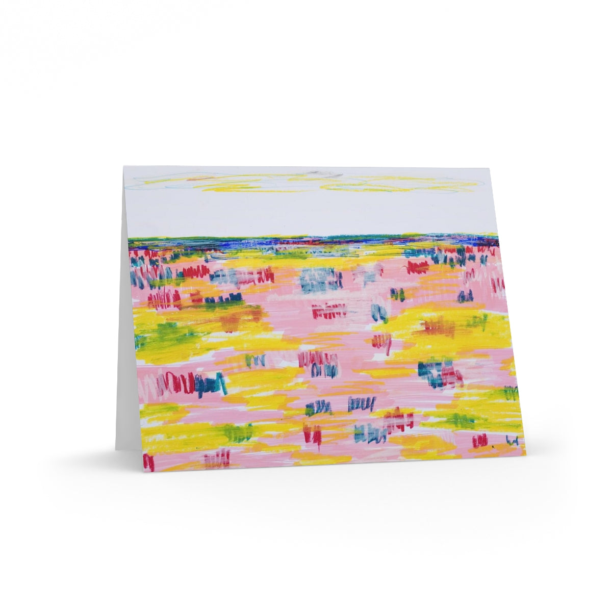 Pink Landscape # 2 - Greeting cards (8 pcs)