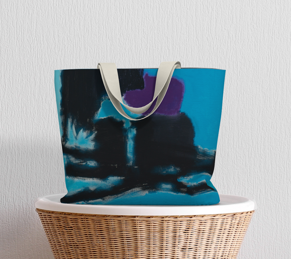 Large Canvas Tote Bag - Charbon