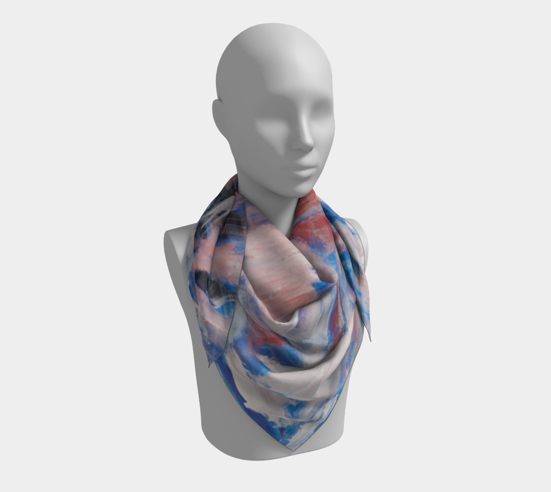 Scarf - Untitled Pink/Grey