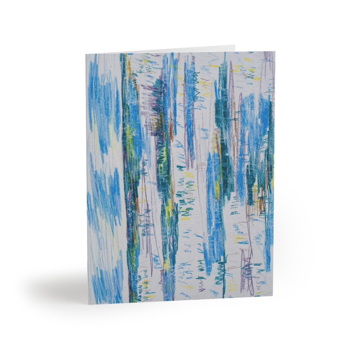 Blue/White Landscape - Greeting cards (8 pcs)