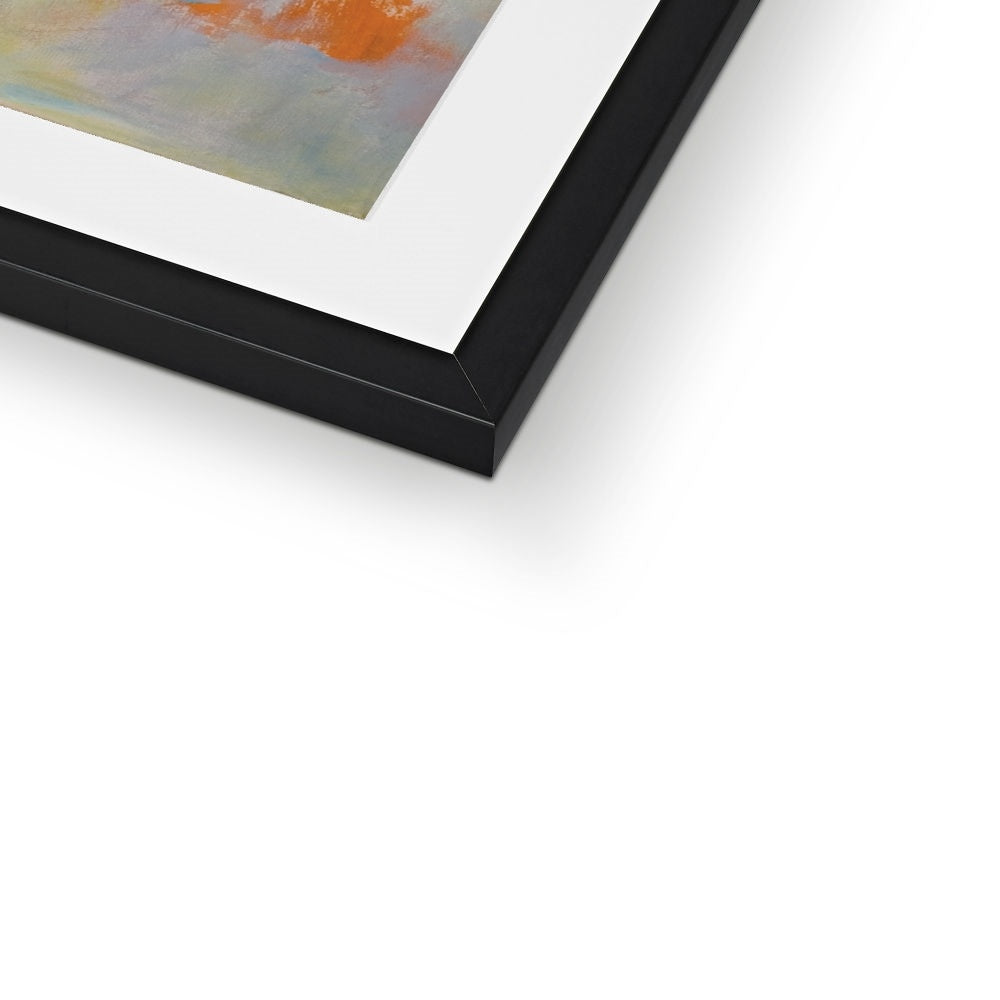 Framed & Mounted Print - Grey Fog