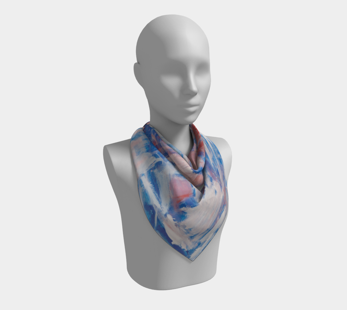 Scarf - Untitled Pink/Grey