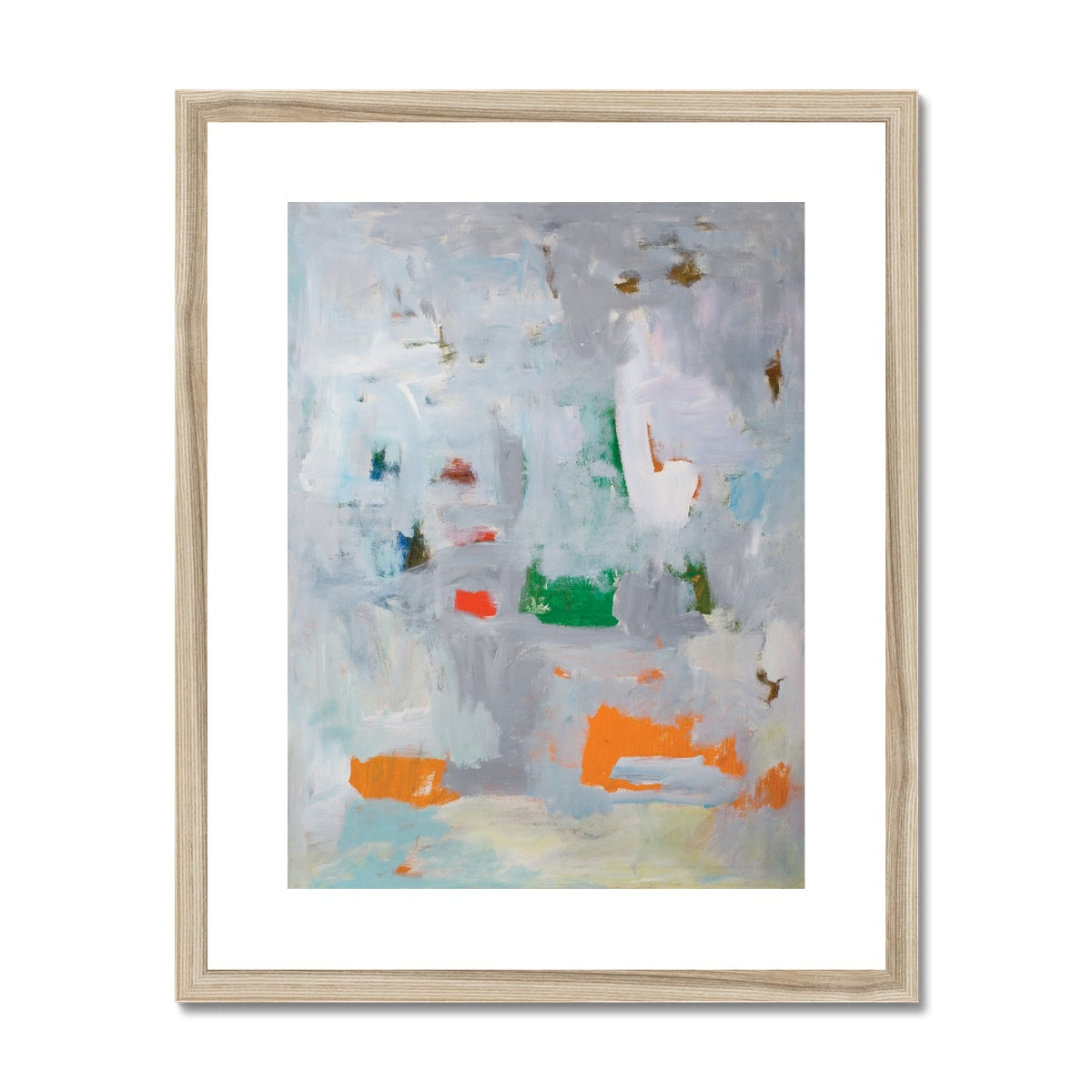 Framed & Mounted Print - Grey Fog