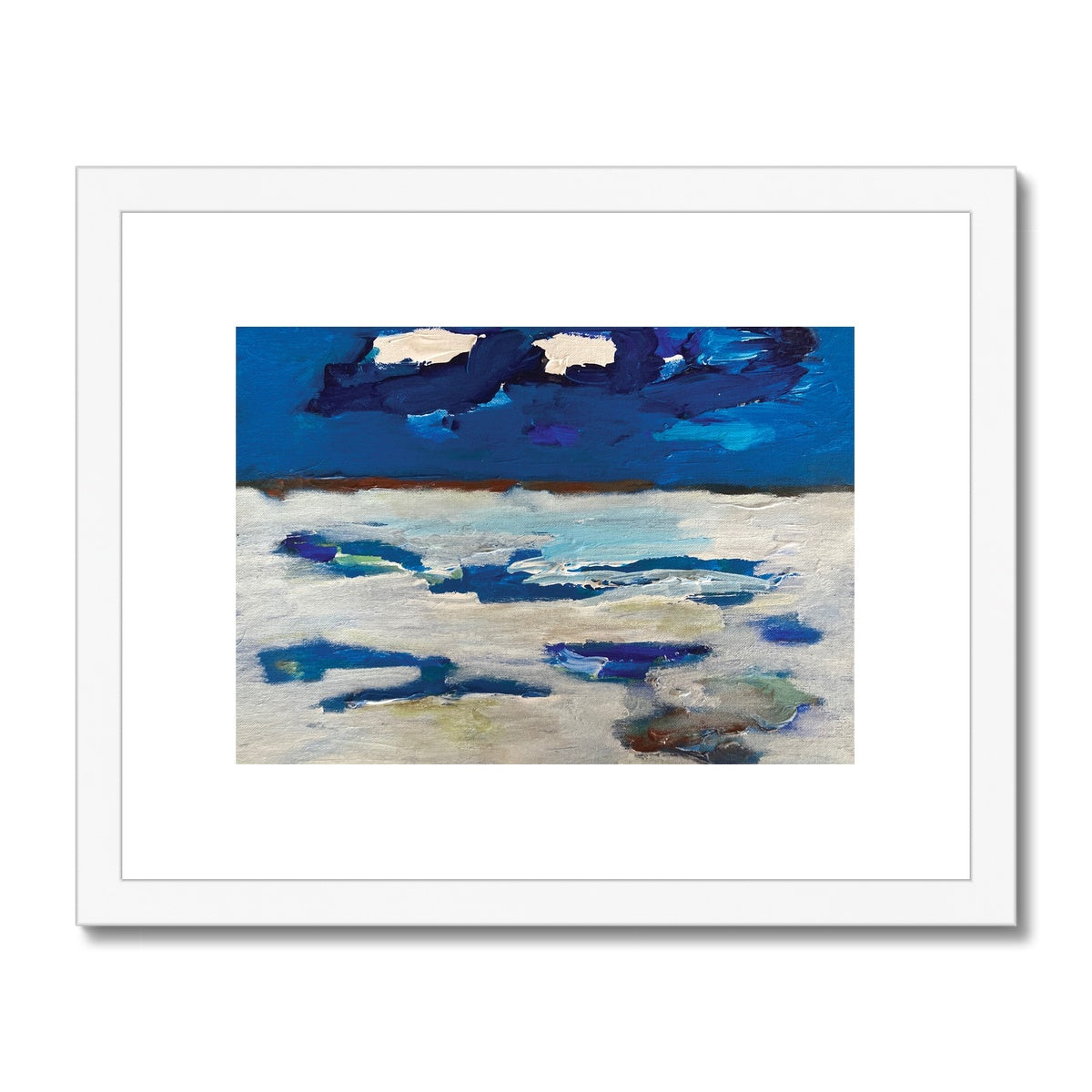 Framed & Mounted Print - Seascape Number 1