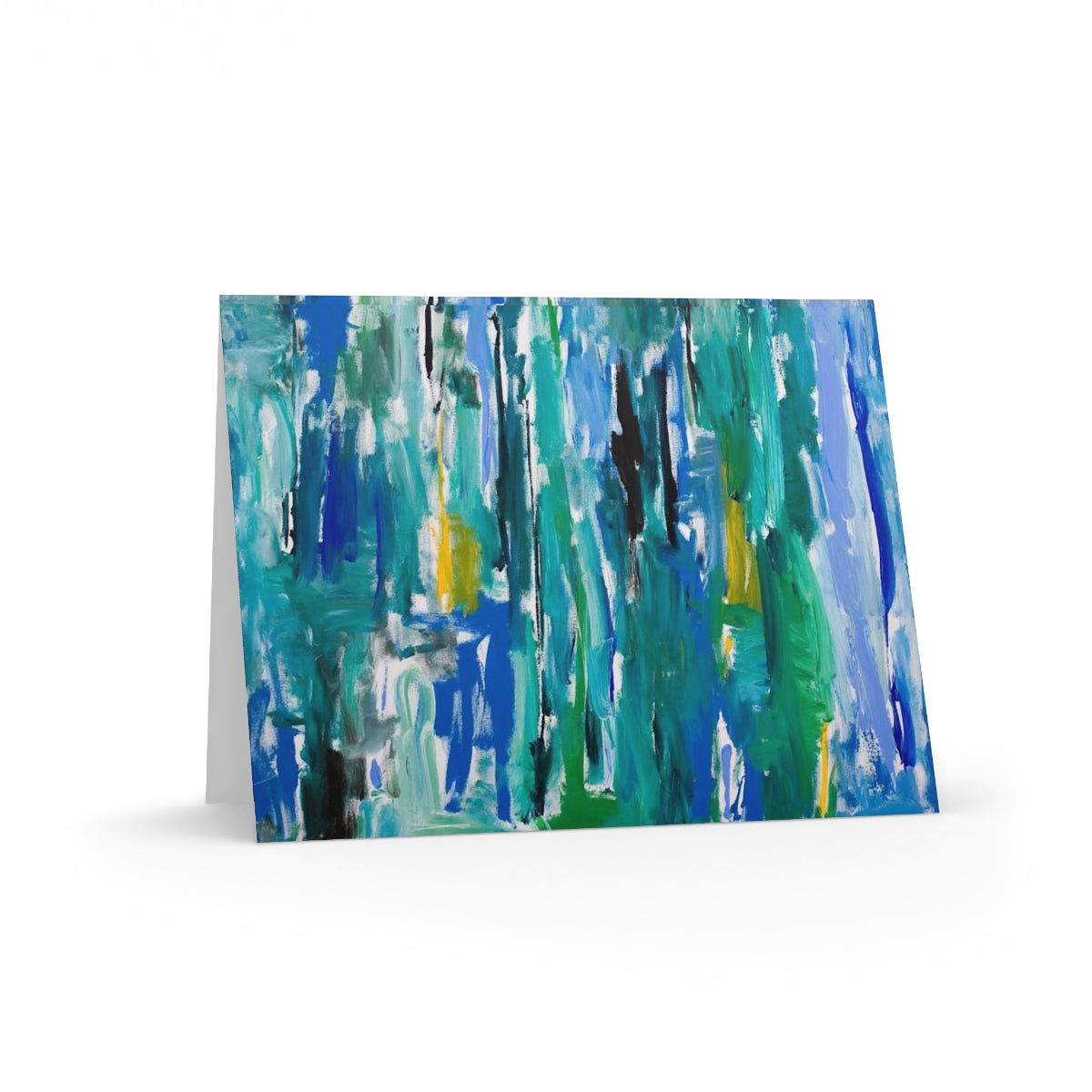 Untitled Blue/Green Landscape - Greeting cards (8 pcs)