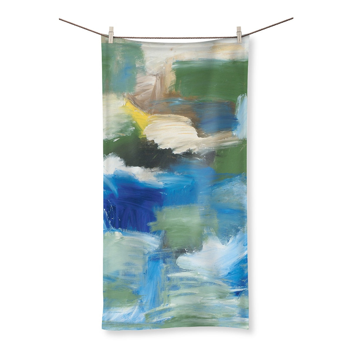 Towel - Blue/Green Scape