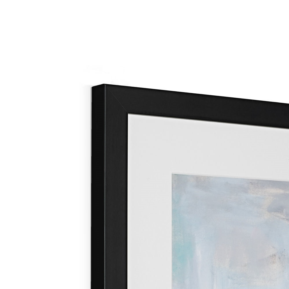 Framed & Mounted Print - Grey Fog