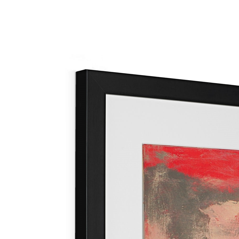 Framed & Mounted Print - Dune Pink