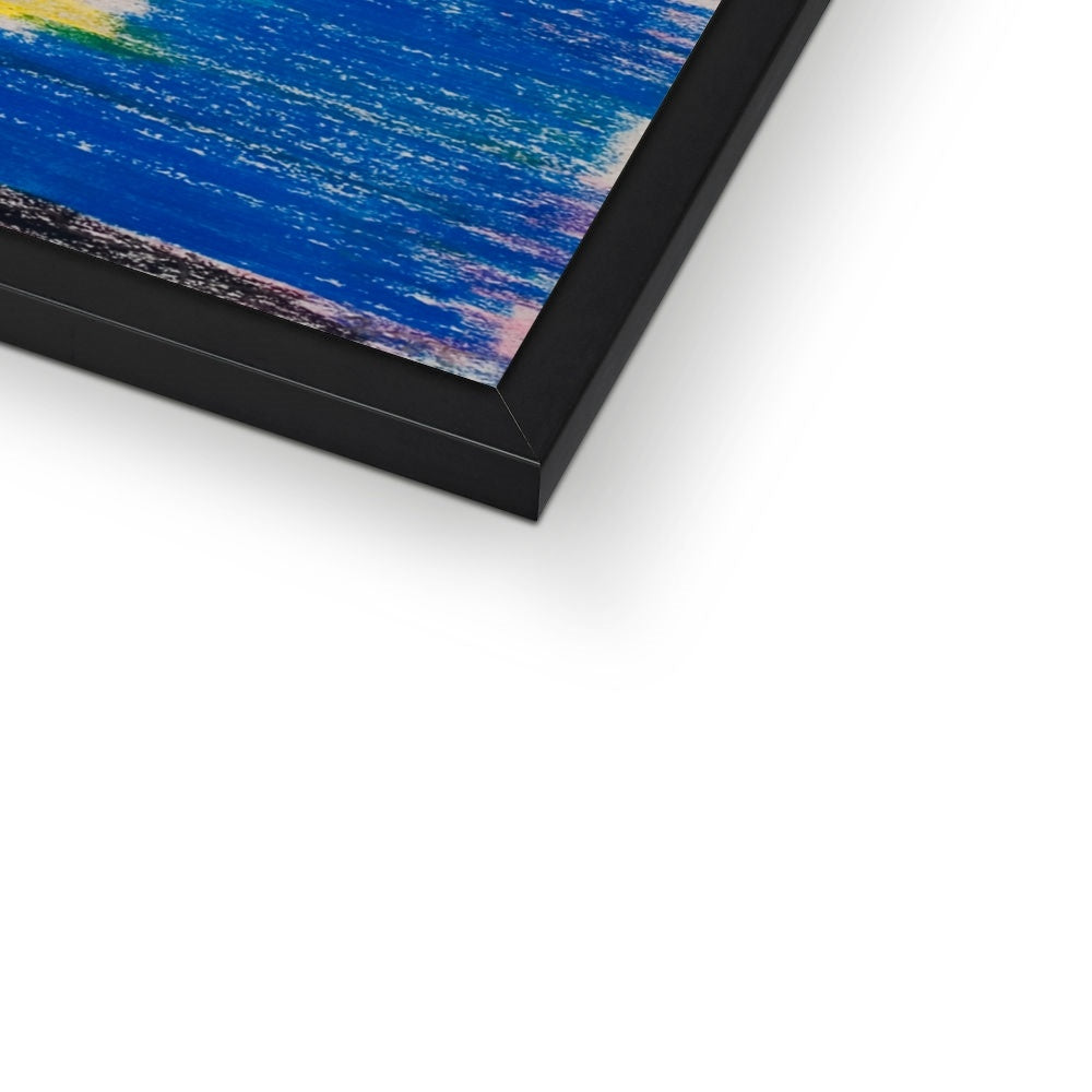 Framed Print - Untitled Landscape in Blue