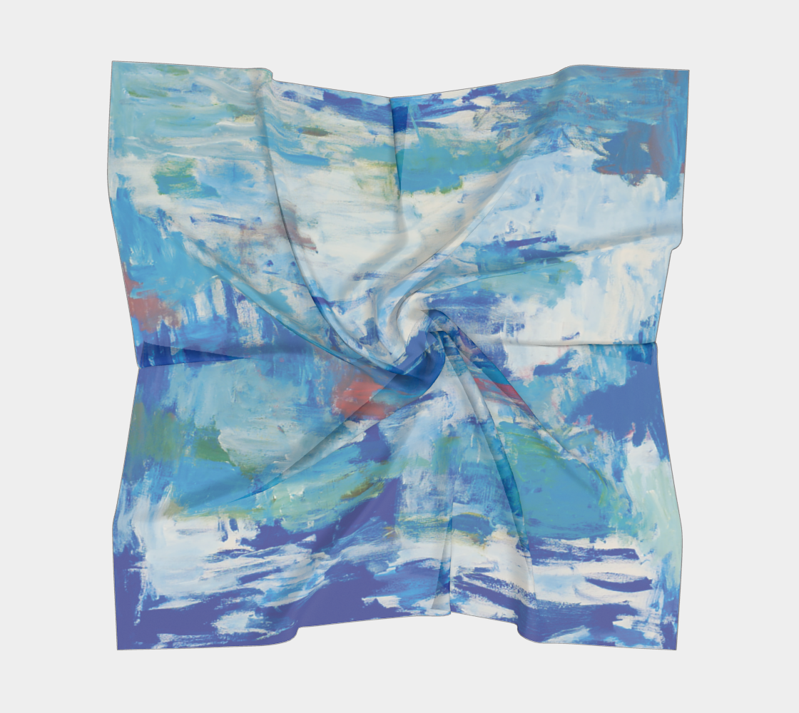 Scarf - Untitled Blue