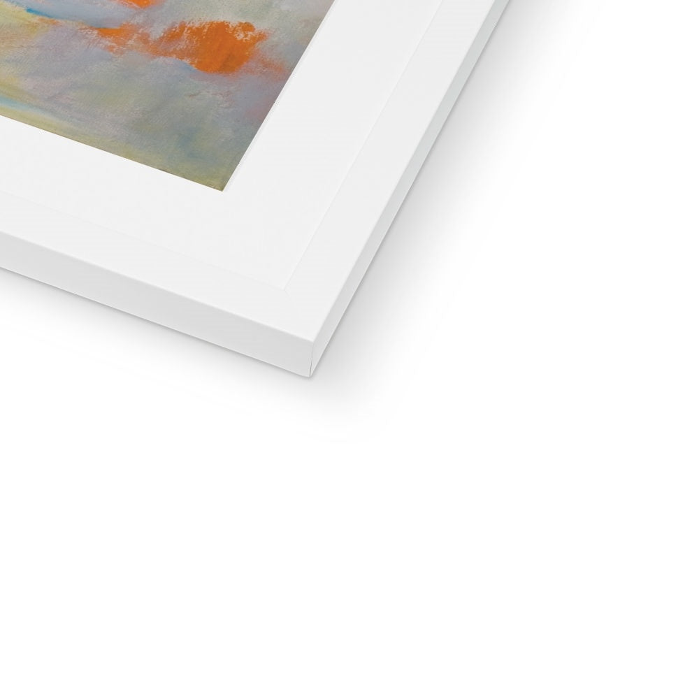 Framed & Mounted Print - Grey Fog