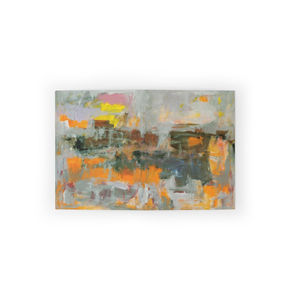 Untitled Orange Landscape - Greeting cards (8 pcs)