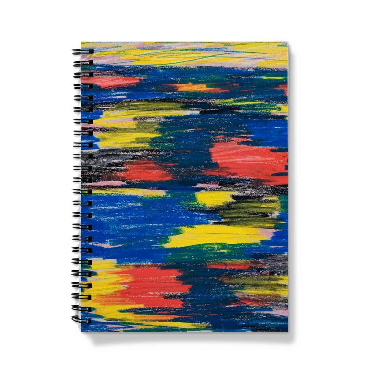 Untitled Landscape in Blue - Spiral Notebook