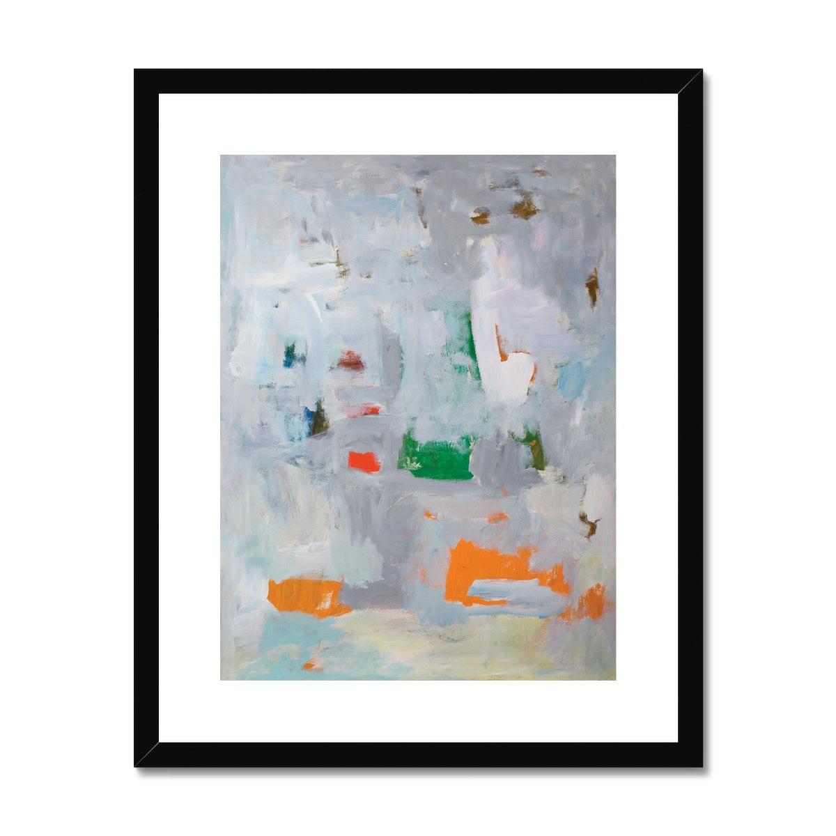 Framed & Mounted Print - Grey Fog