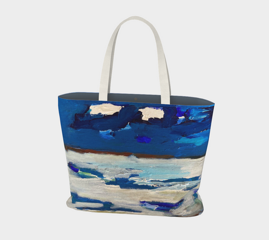 Large Canvas Tote Bag - Seascape Number 1