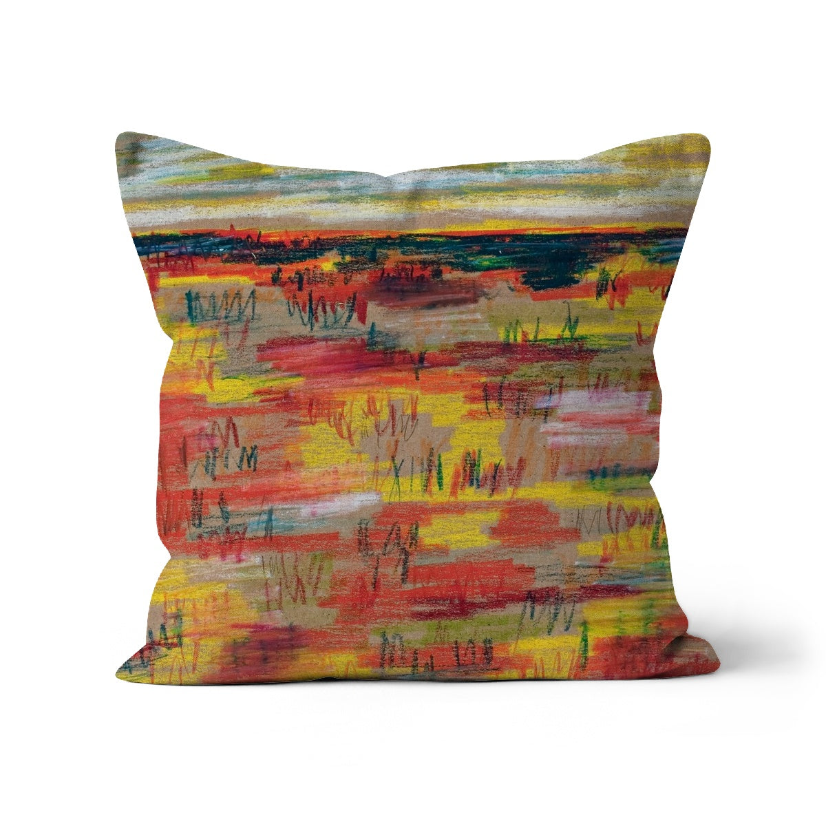 Cushion - Untitled Landscape in Red